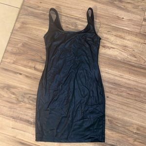 Pleather dress barely worn